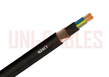 China XLPE N2XCY VDE 0276 603 Low Voltage Cable 0 . 6 1kV With Concentric Protective Cu Conductor supplier