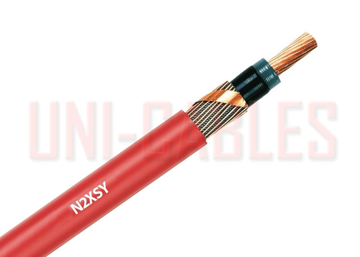 Outdoor N2XSY Medium Voltage Cable Direct Buried Class 2 Conductor In