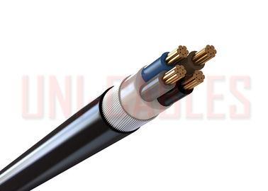 China BS EN 60332 25mm Armoured Electrical Cable Mild Steel Wires PVC Bedding factory