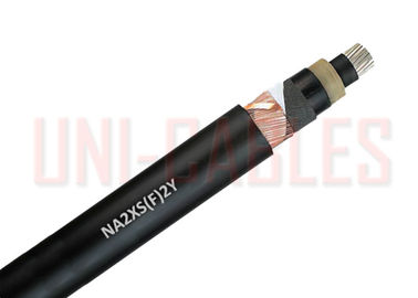 PE Sheath Aluminum Conductor MV Cable , NA2XS F 2Y Longitudinal Watertight MV Power Cable