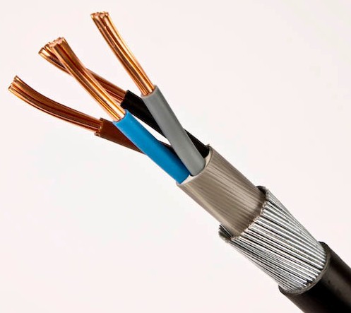 Type 6944X 4 Core SWA Cable BS5467 XLPE Galvanized Mild Steel Wires