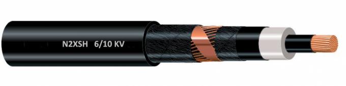 N2XSH Watertight LSZH Cable XLPE Insulated Longitudinal Flame Retardant