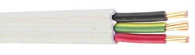 JIS Standard Type VVF-GRD PVC Electrical Cable Insulated Solid Conductor Flat Twin And Earth
