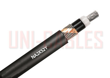 China Aluminium Conductor NA2XS2Y Zero Halogen Medium Cable , Distribution Networks Medium Voltage Wire supplier