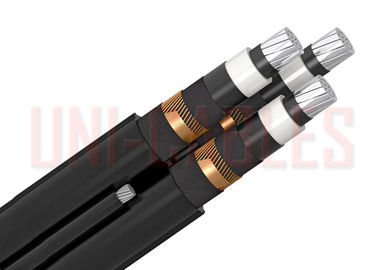 China Medium Voltage NFA2XSY - T Aerial Bundled Cable Black Overhead Conductor With AAAC Neutral supplier