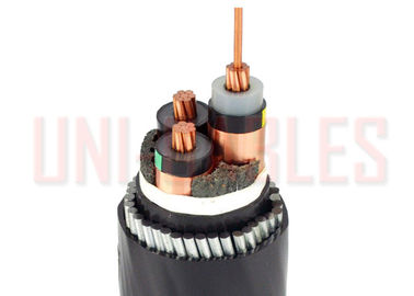 China 19 33kv Three Core XLPE Insulated LSOH Sheathed Steel Wire Armoured to BS 6724 supplier