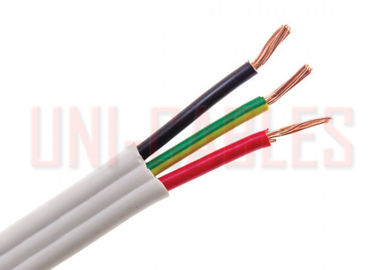 China Flat TPS 2 Core  PVC Insulated Cable 450 750V supplier