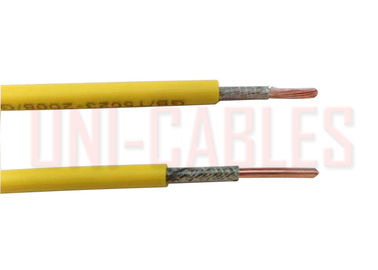 China Single Core Fire Resistance Cable BS6387 Copper Conductor Mica Tape Braided Wire supplier