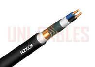 China N2XCH Bare Copper Power FRNC Cable Black Outdoor With Concentric Protective Cu Wire Concrete company