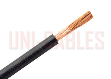 China PET 100V Black Rubber Sheathed Welding Cable H01N2-E BS EN 50525-2-81 factory
