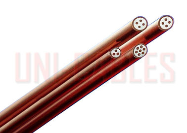 Multi Core MICC Mineral Insulated Cable , 500V Non Jacketed Fire Survival Cable